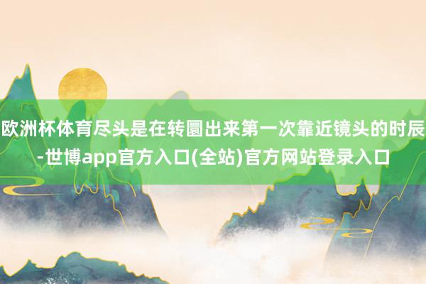 欧洲杯体育尽头是在转圜出来第一次靠近镜头的时辰-世博app官方入口(全站)官方网站登录入口