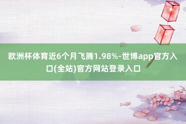 欧洲杯体育近6个月飞腾1.98%-世博app官方入口(全站)官方网站登录入口